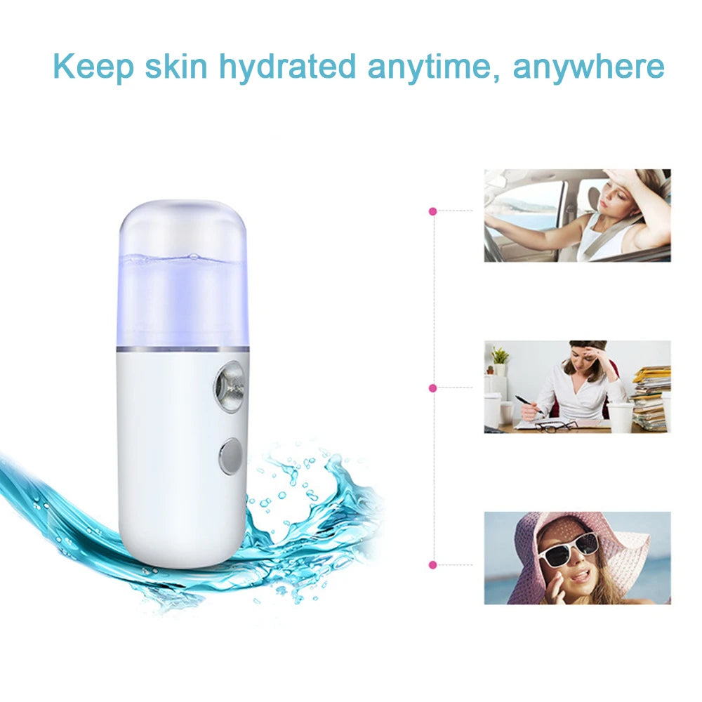 USB Mist Facial Sprayer Humidifier Rechargeable