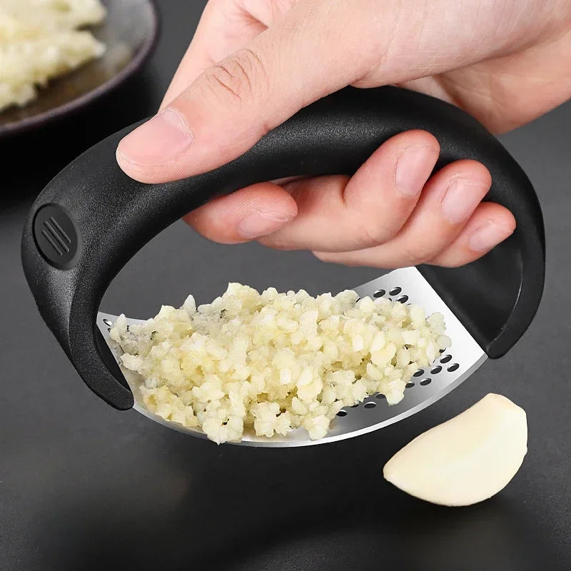 1/2Pcs Stainless Steel Garlic Press